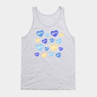 Valentines Day Butt Hearts Tank Top